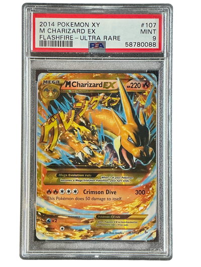 XY  Flashfire  107 PSA9 #58780088  M Charizard EX (Y) (Secret)  - Holofoil - Secret Rare