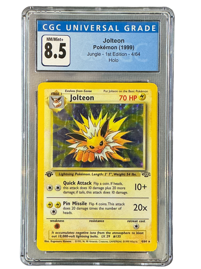 Jungle  004/64 CGC8.5 #3787220028 Jolteon (4)  - 1st Edition Holofoil - Holo Rare