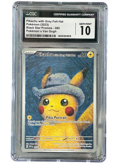 SV Scarlet & Violet Promo Cards  085 CGC10 #1401015315019 Pikachu with Grey Felt Hat  - Promo