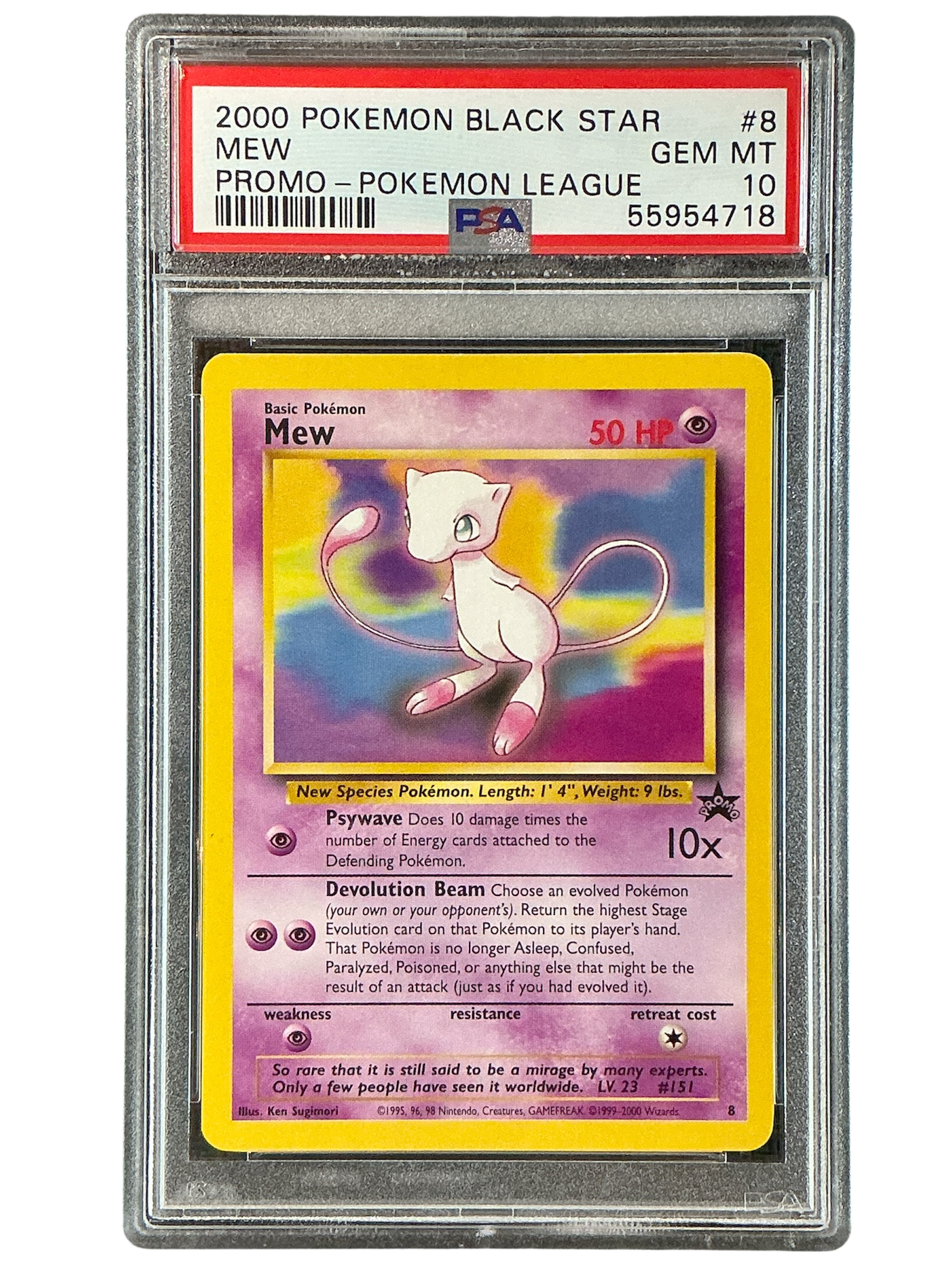 WoTC Promo  008 PSA10 #55954718 Mew (8)  - Promo