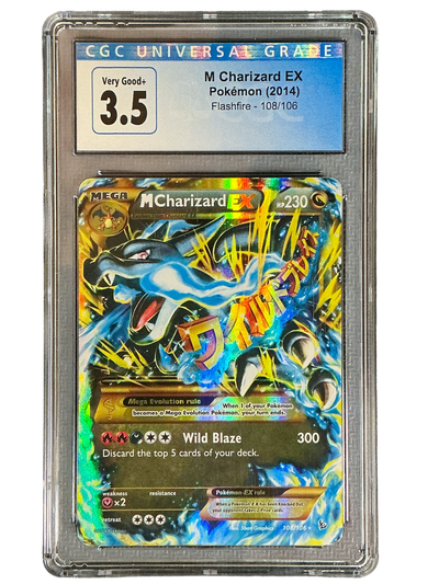 XY  Flashfire  108/106 CGC #3822280004 M Charizard EX (X) (Secret)  - Holofoil - Secret Rare