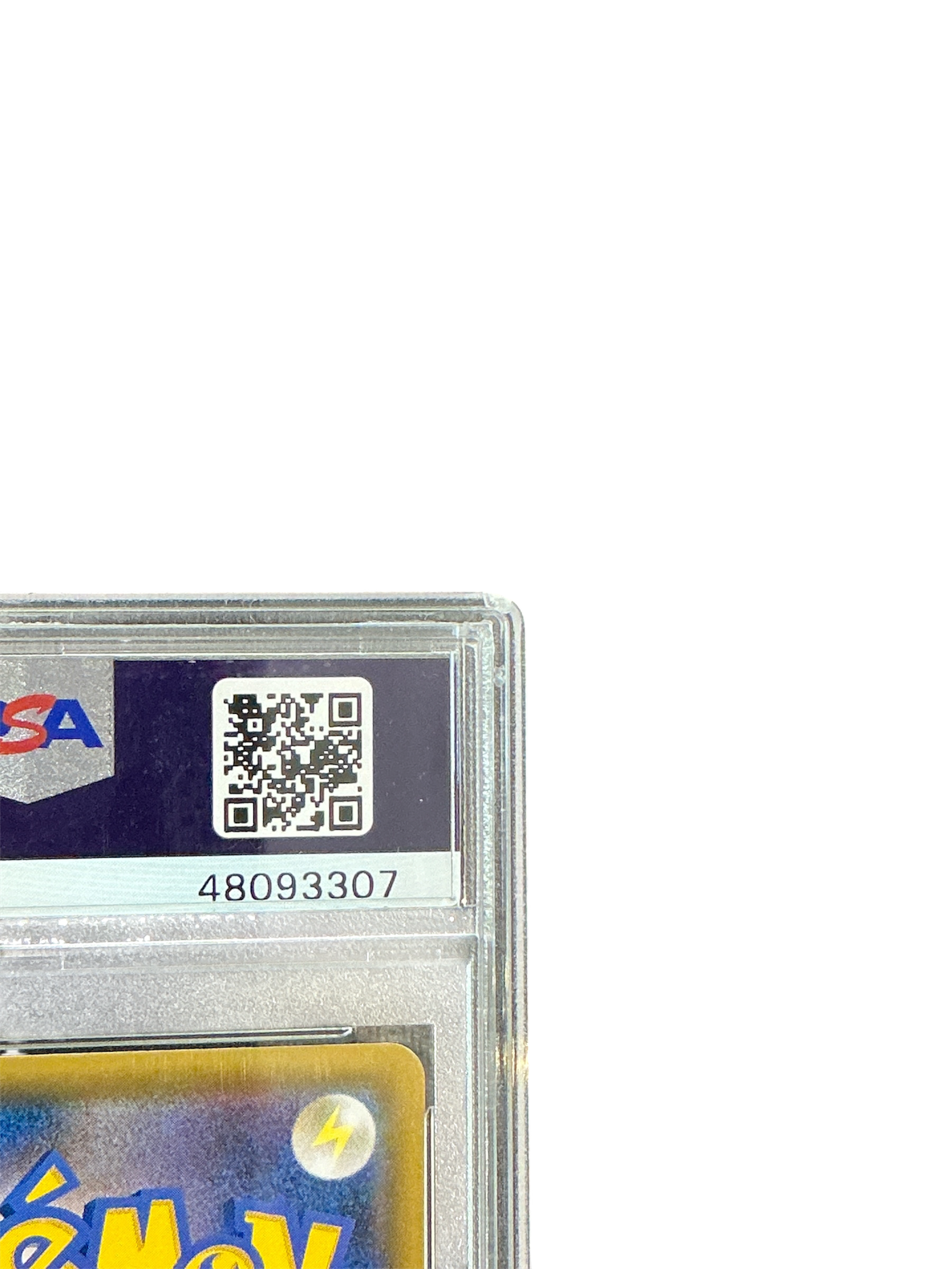 SMP Sun & Moon Promos  270/SM-P PSA10 #48093307 Red's Pikachu  - Holofoil - Common (Little damage on one corner of the slab)