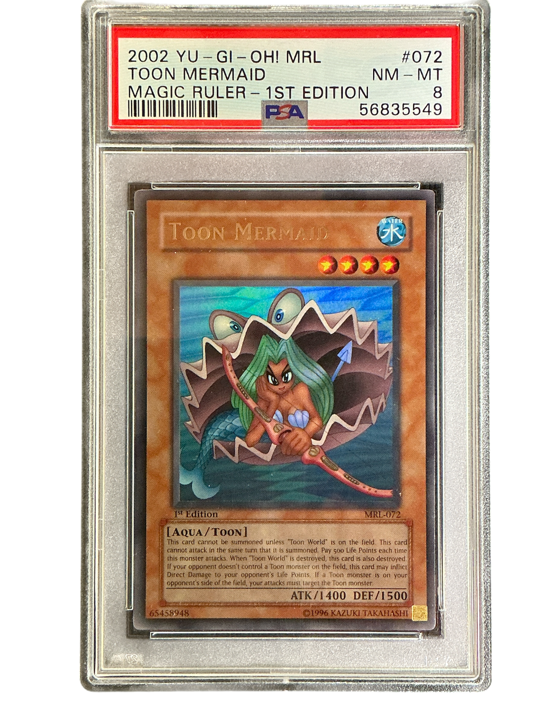 Toon Mermaid PSA8 #56835549 (MRL-072) - Magic Ruler (1ST EDITION)