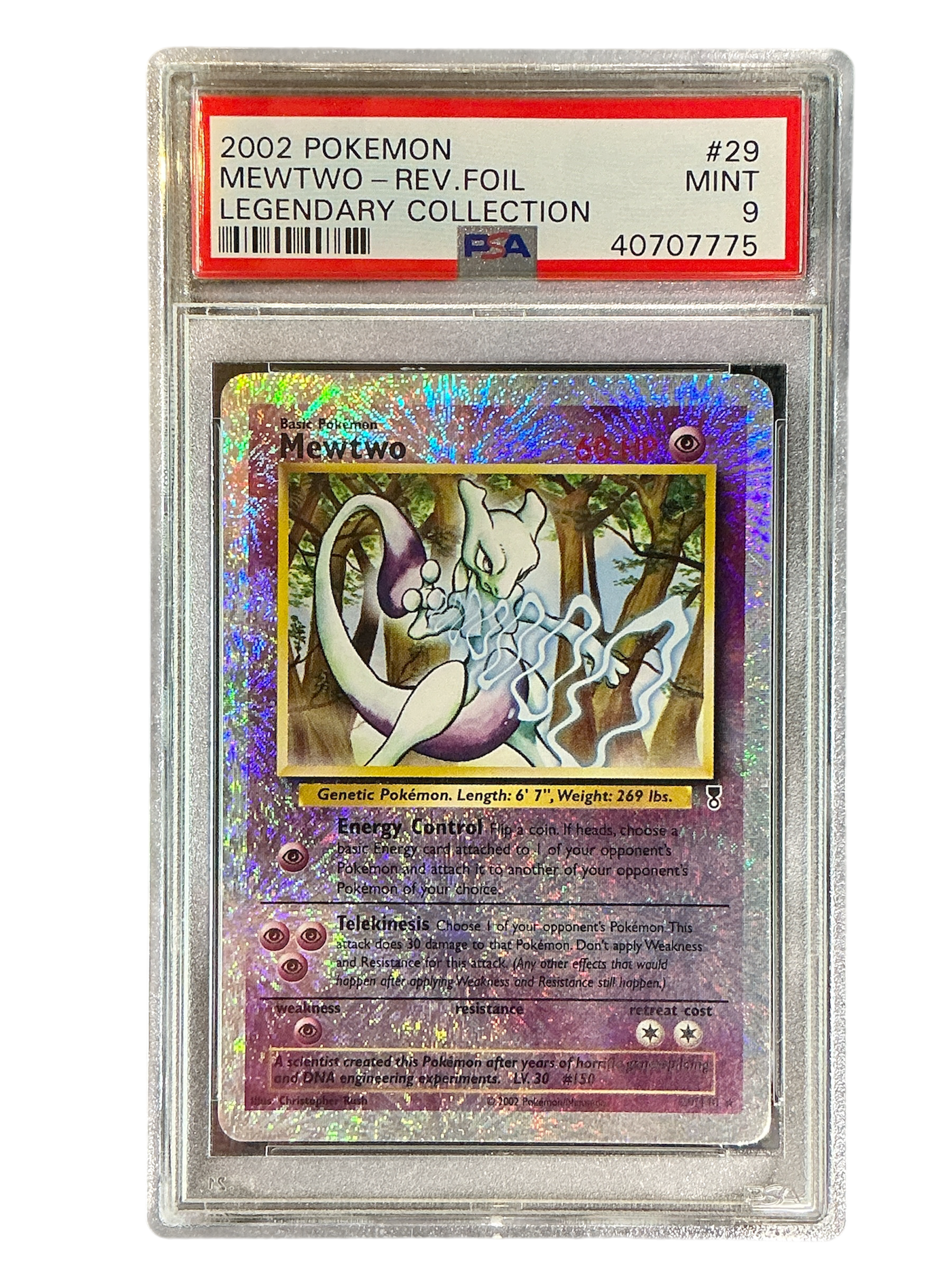 Legendary Collection  029 PSA9 #40707775 Mewtwo  - Reverse Holofoil - Rare