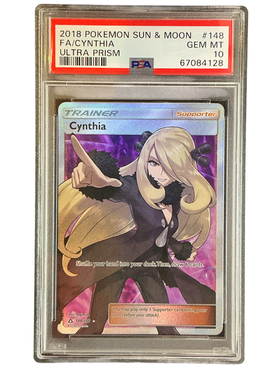 SM  Ultra Prism  148 PSA10 #67084128 Cynthia (Full Art)  - Holofoil - Ultra Rare