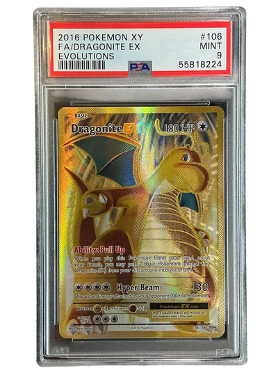 XY  Evolutions  106/108 PSA9 #55818224 Dragonite EX (Full Art)  - Holofoil - Ultra Rare