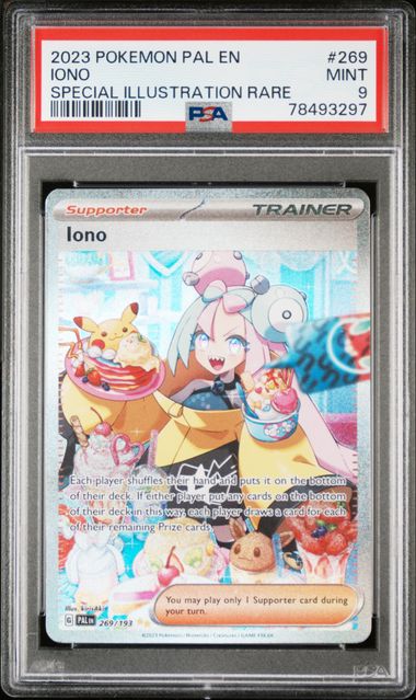 SV02 Paldea Evolved  269/193 PSA 9 #78493297 Iono - Holofoil - Special Illustration Rare