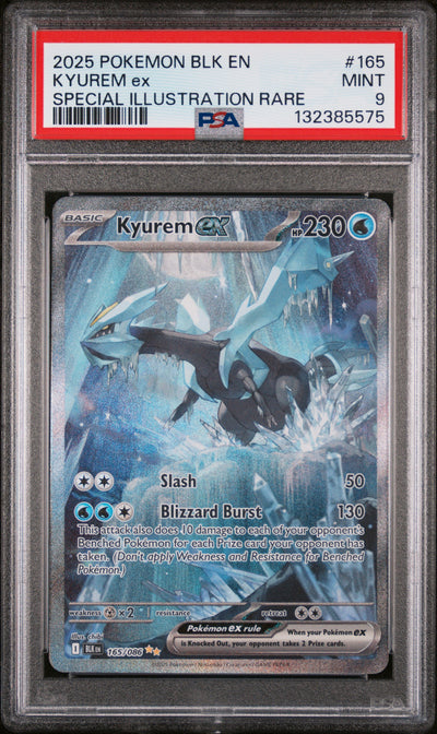 SV Black Bolt  165/086 PSA9 #132385575 Kyurem ex  - Holofoil - Special Illustration Rare