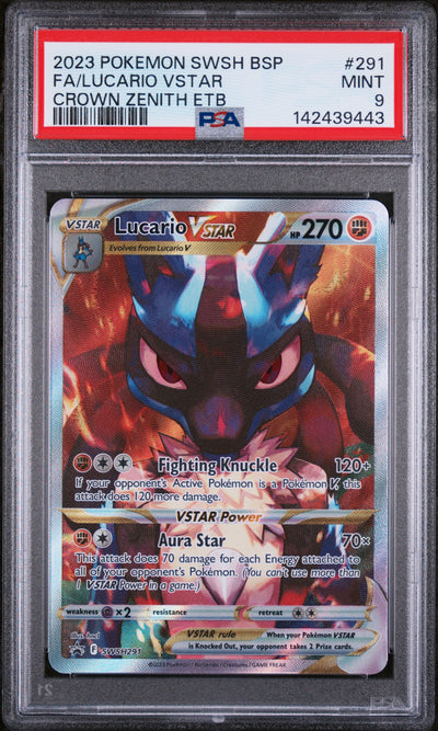 SWSH Sword & Shield Promo Cards  SWSH291 PSA9 #142439443 Lucario VSTAR  - Holofoil - Promo