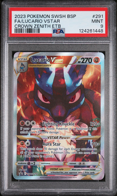 SWSH Sword & Shield Promo Cards  SWSH291 PSA9 #124261448 Lucario VSTAR  - Holofoil - Promo