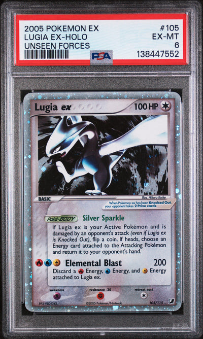 Unseen Forces  105 PSA6 #138447552 Lugia ex  - Holofoil - Ultra Rare