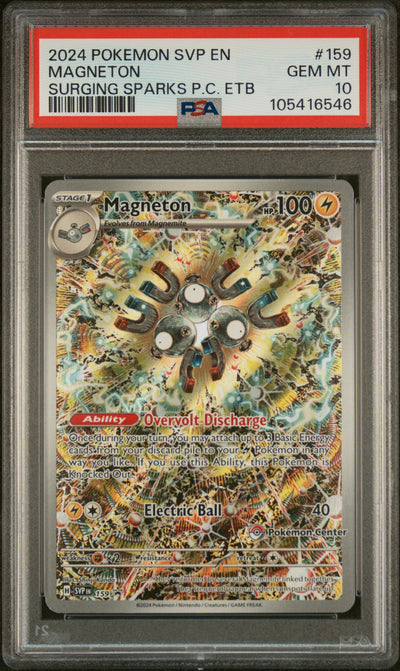 SV Scarlet & Violet Promo Cards  159 PSA10 #105416546 Magneton  - Holofoil - Promo - Pokemon Center