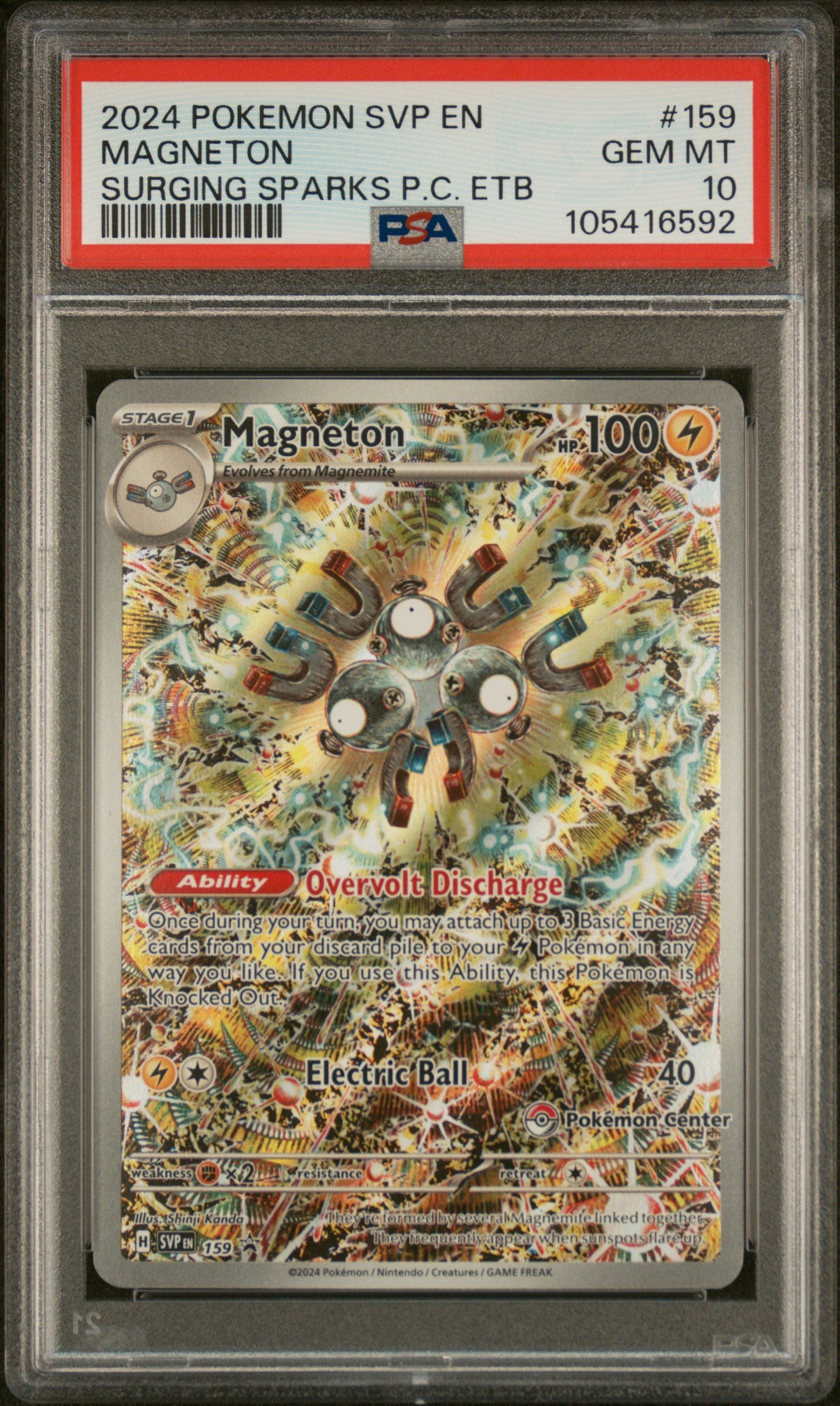 SV Scarlet & Violet Promo Cards  159 PSA10 #105416592 Magneton  - Holofoil - Promo