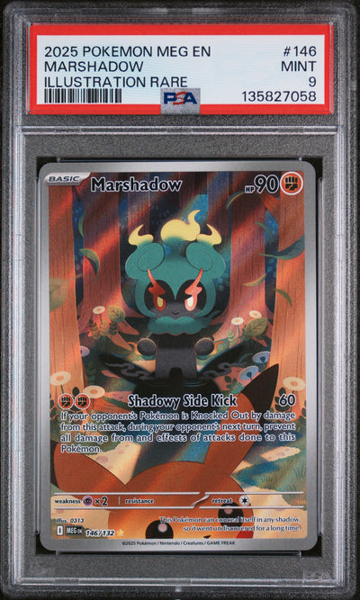 ME01 Mega Evolution  146/132 PSA9 #135827058 Marshadow  - Holofoil - Illustration Rare