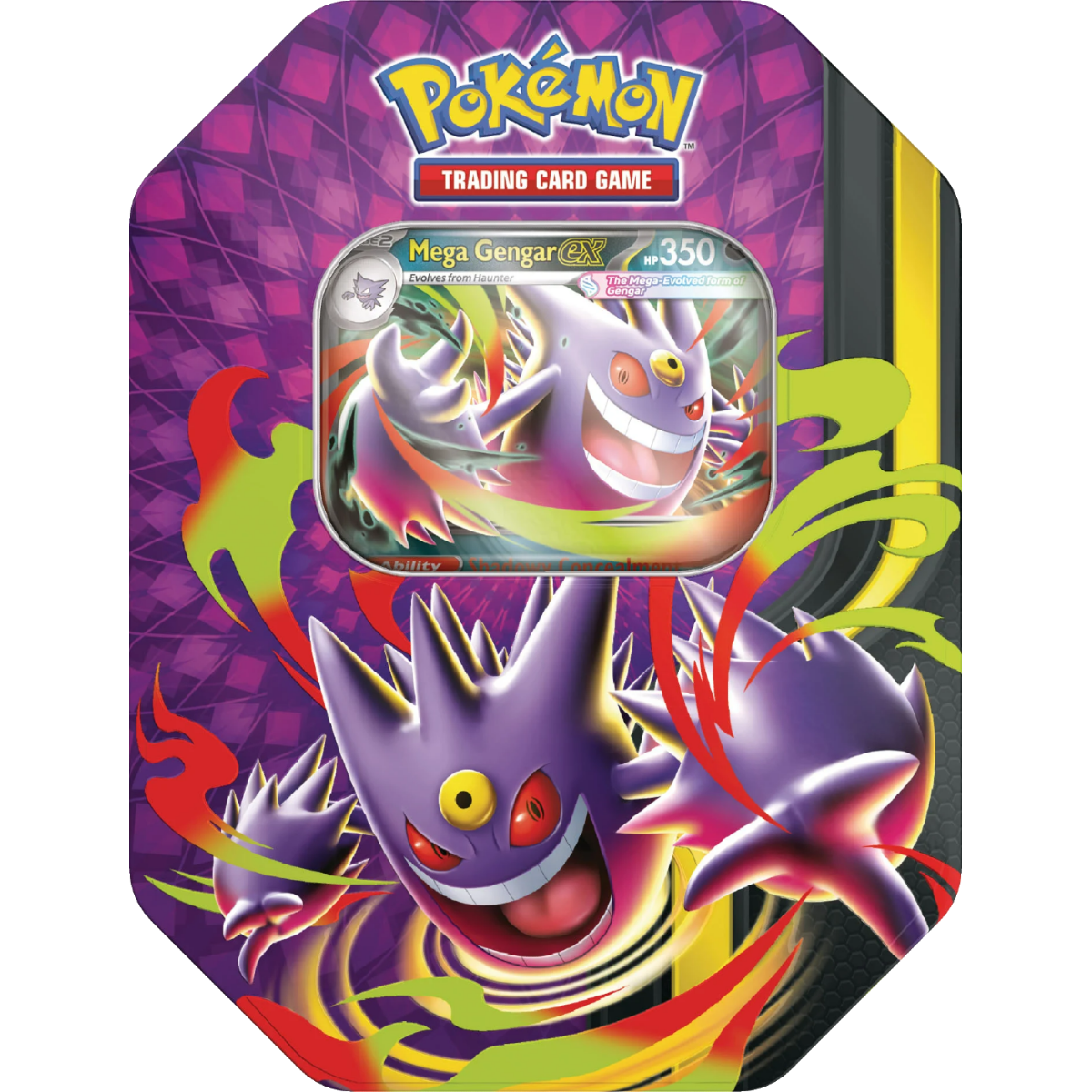 Pokemon - Mega Evolution - Mega Moonlit Tin - Mega Gengar ex ( 4 Packs)