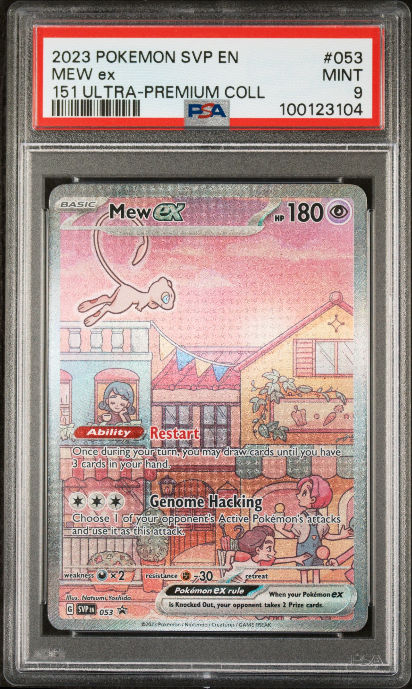 SV Scarlet & Violet Promo Cards  053 PSA9 #100123104 Mew ex  - Holofoil - Promo