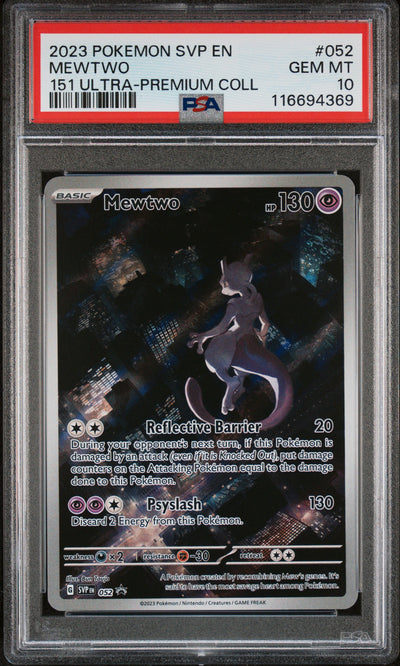 SV Scarlet & Violet Promo Cards  052 PSA10 #116694369 Mewtwo  - Holofoil - Promo