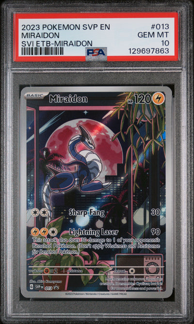 SV Scarlet & Violet Promo Cards  013 PSA10 #129697863 Miraidon  - Holofoil - Promo
