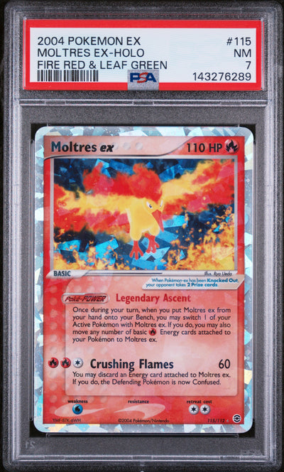 FireRed & LeafGreen 115 PSA7 #143276289 Moltres ex  - Holofoil - Secret Rare