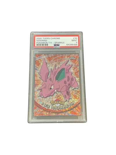 Topps Chrome 2000 - Series 1 &2 #033 - PSA9 #64396468 - Nidorino