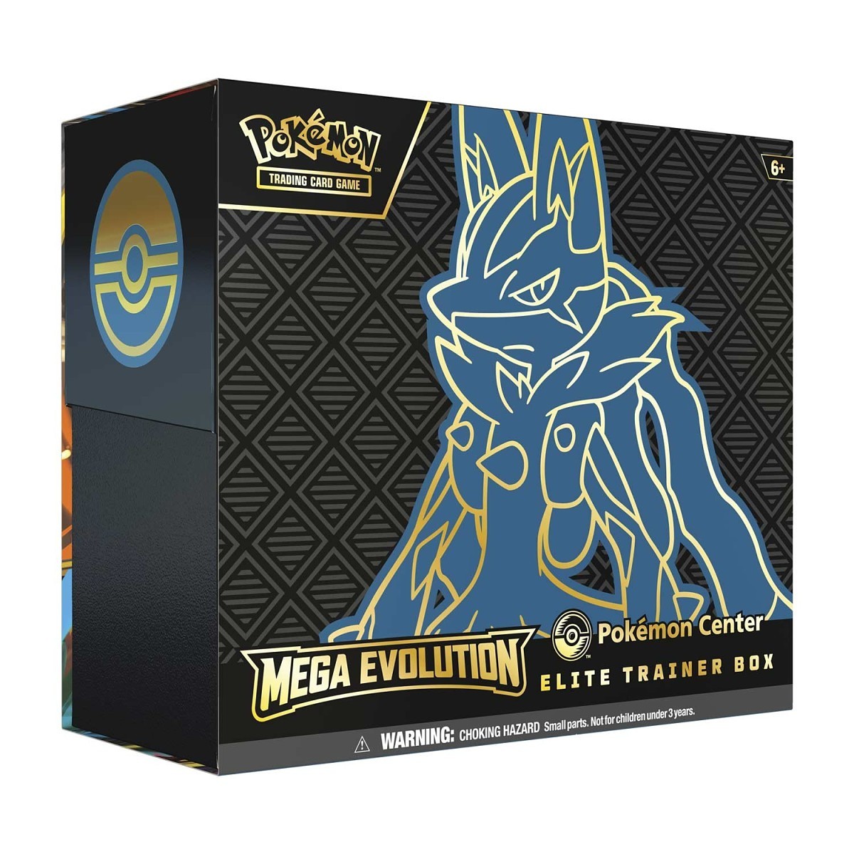 Pokemon Mega Evolution - ME01 - Mega Evolution Base Set Pokemon Center Elite Trainer Box - Lucario
