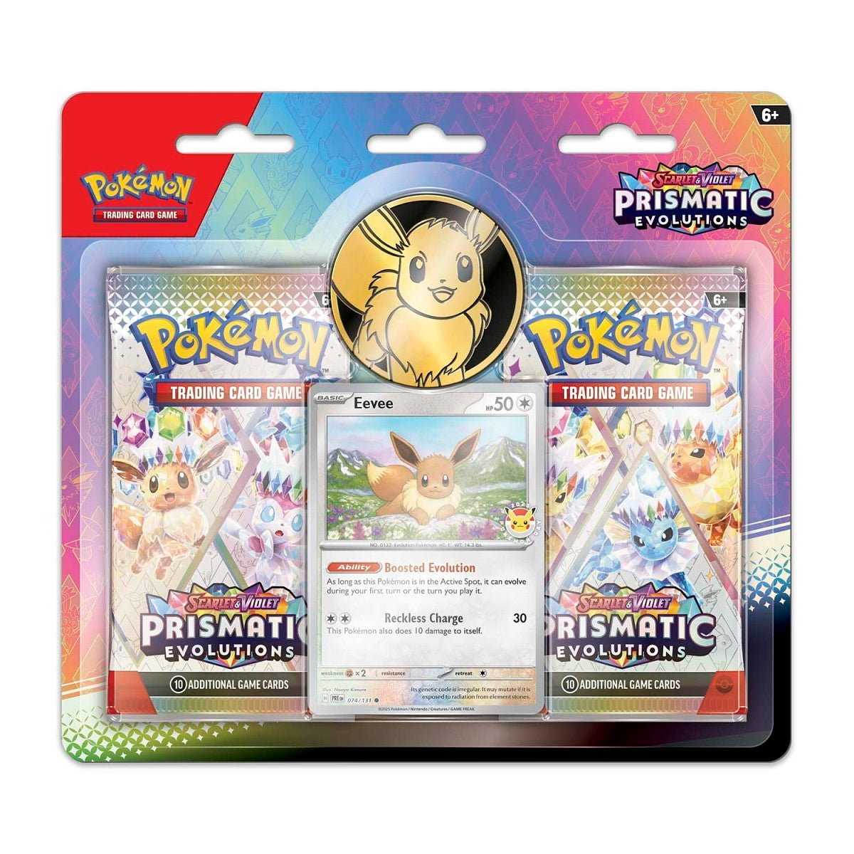 Pokemon Scarlet & Violet - SV08.5 - Prismatic Evolutions 2-pack Blister (Eevee)