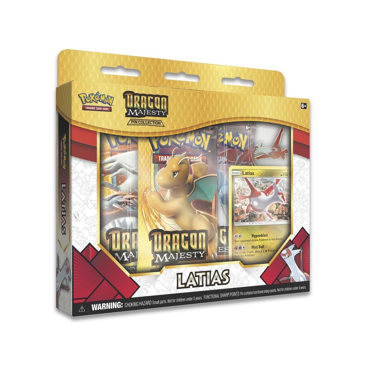 Pokemon Sun & Moon - Dragon Majesty Pin Collection - Latias