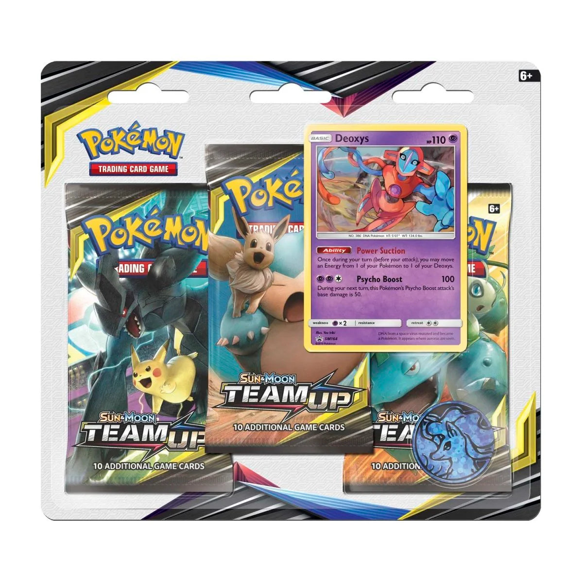 Pokemon Sun & Moon - SM09 - Team Up 3 Pack Blister