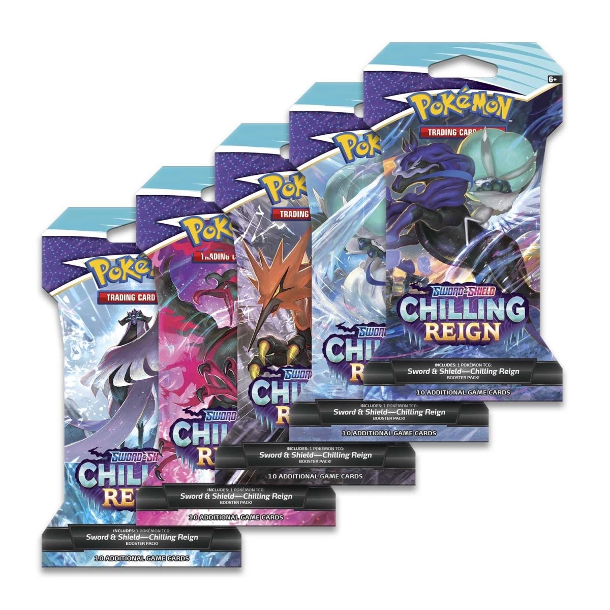 Pokemon Sword & Shield - SWSH06 - Chilling Reign Sleeved Booster Pack (Random Art)