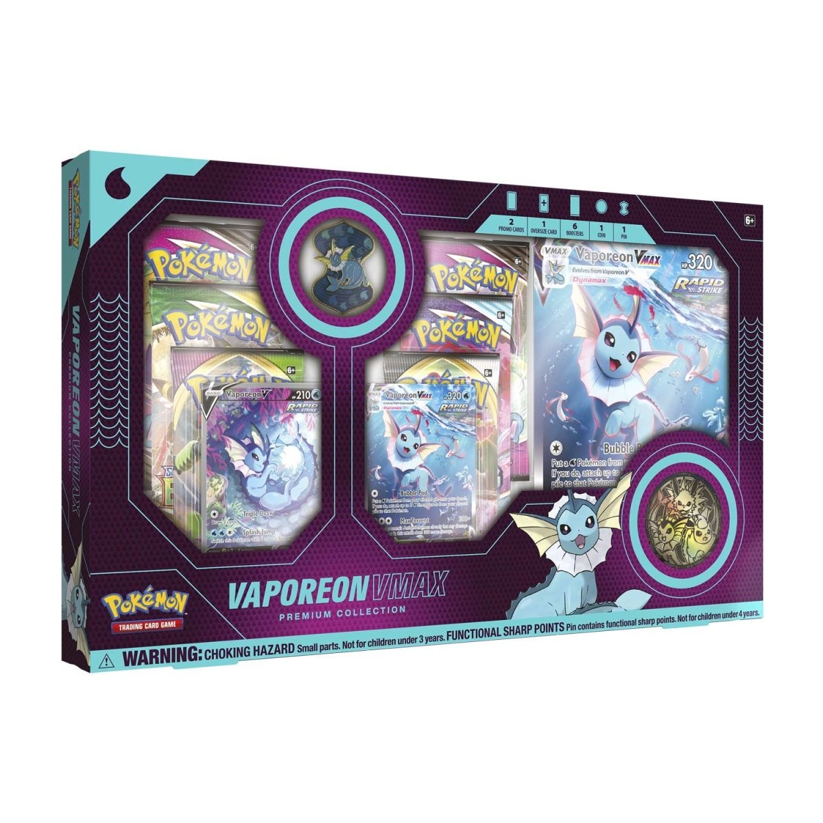 Pokemon Sword & Shield - Vaporeon Vmax Premium Collection