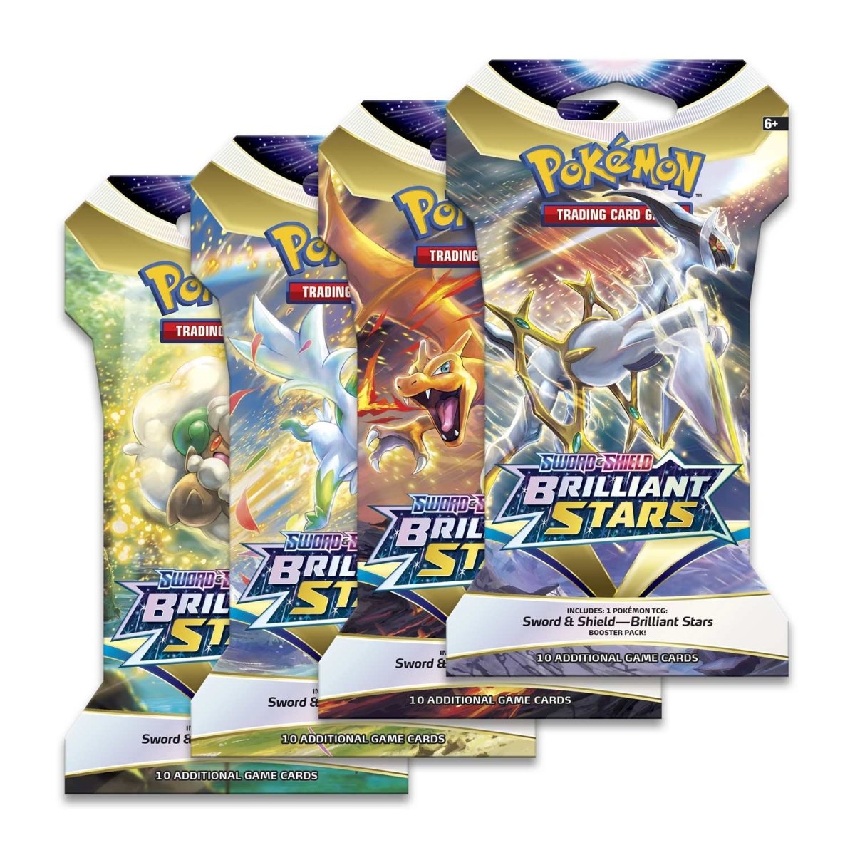 Pokemon Sword & Shield - SWSH09 - Brilliant Stars Sleeved Booster Pack (Random Variant)