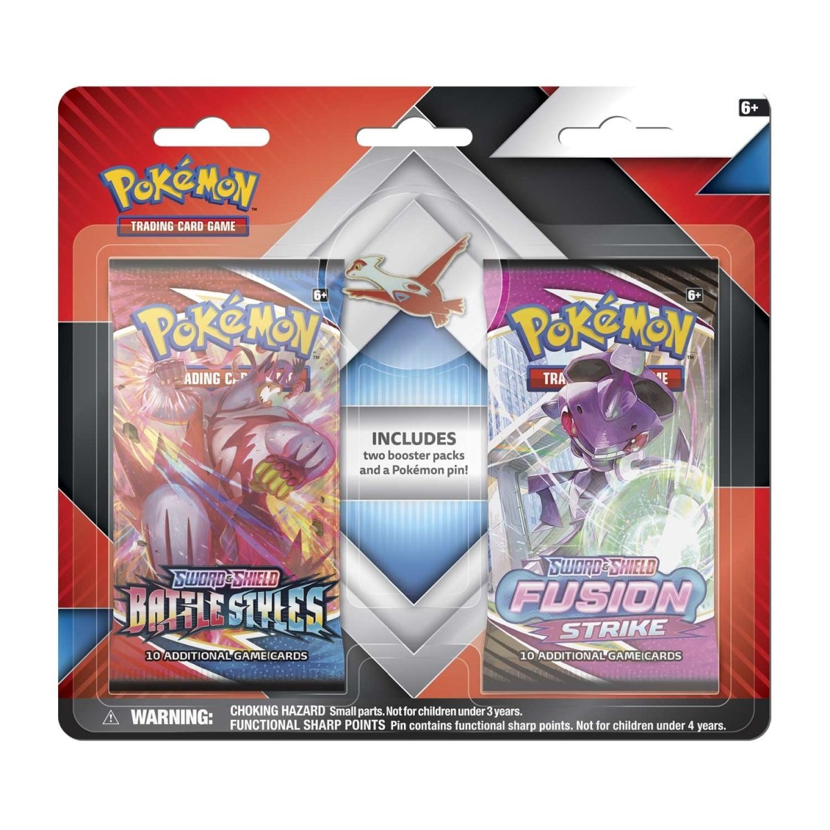 Pokemon TCG - 2 Booster Packs & Latias Collector's Pin Blister