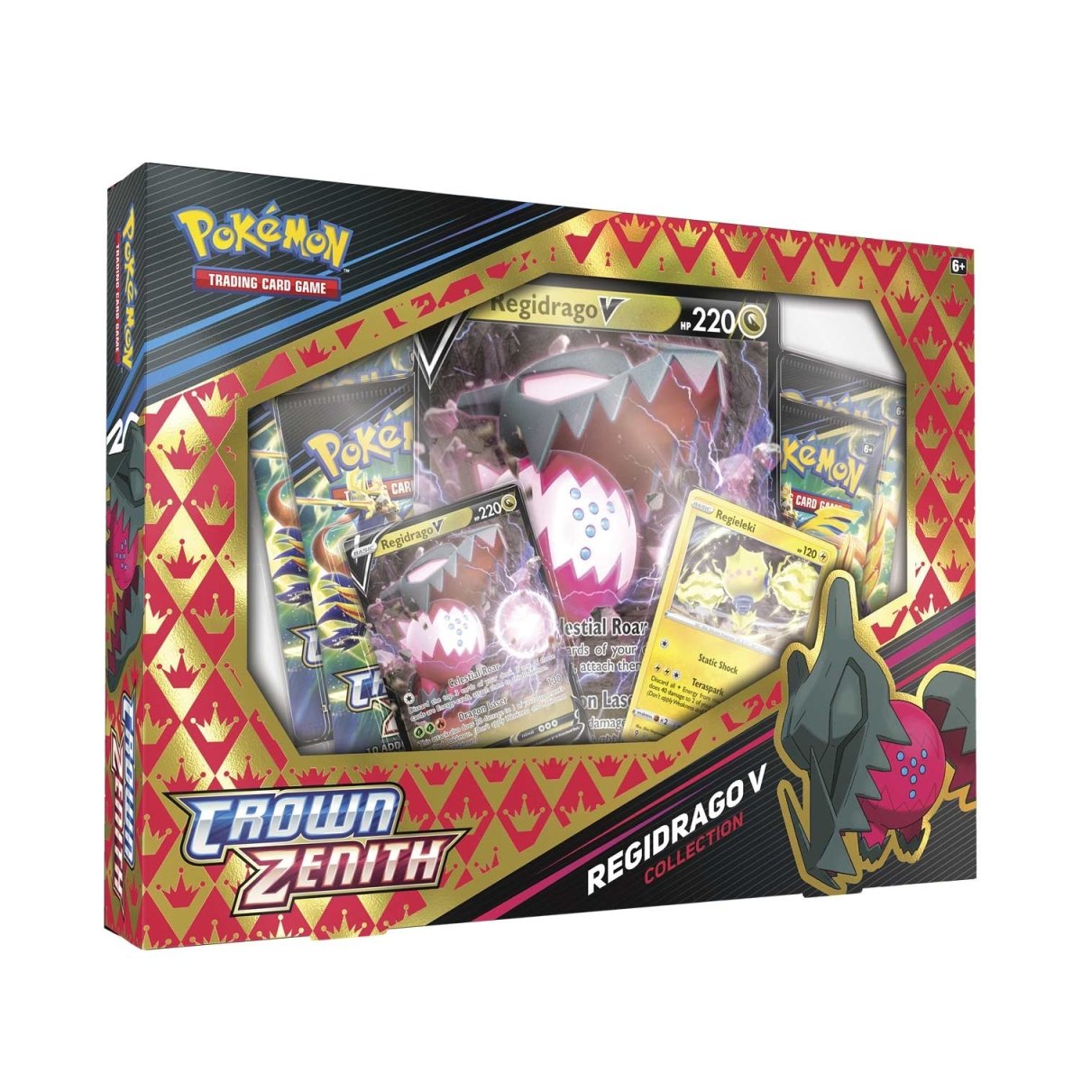 Pokemon Sword & Shield - Crown Zenith - Regidrago V Collection Box