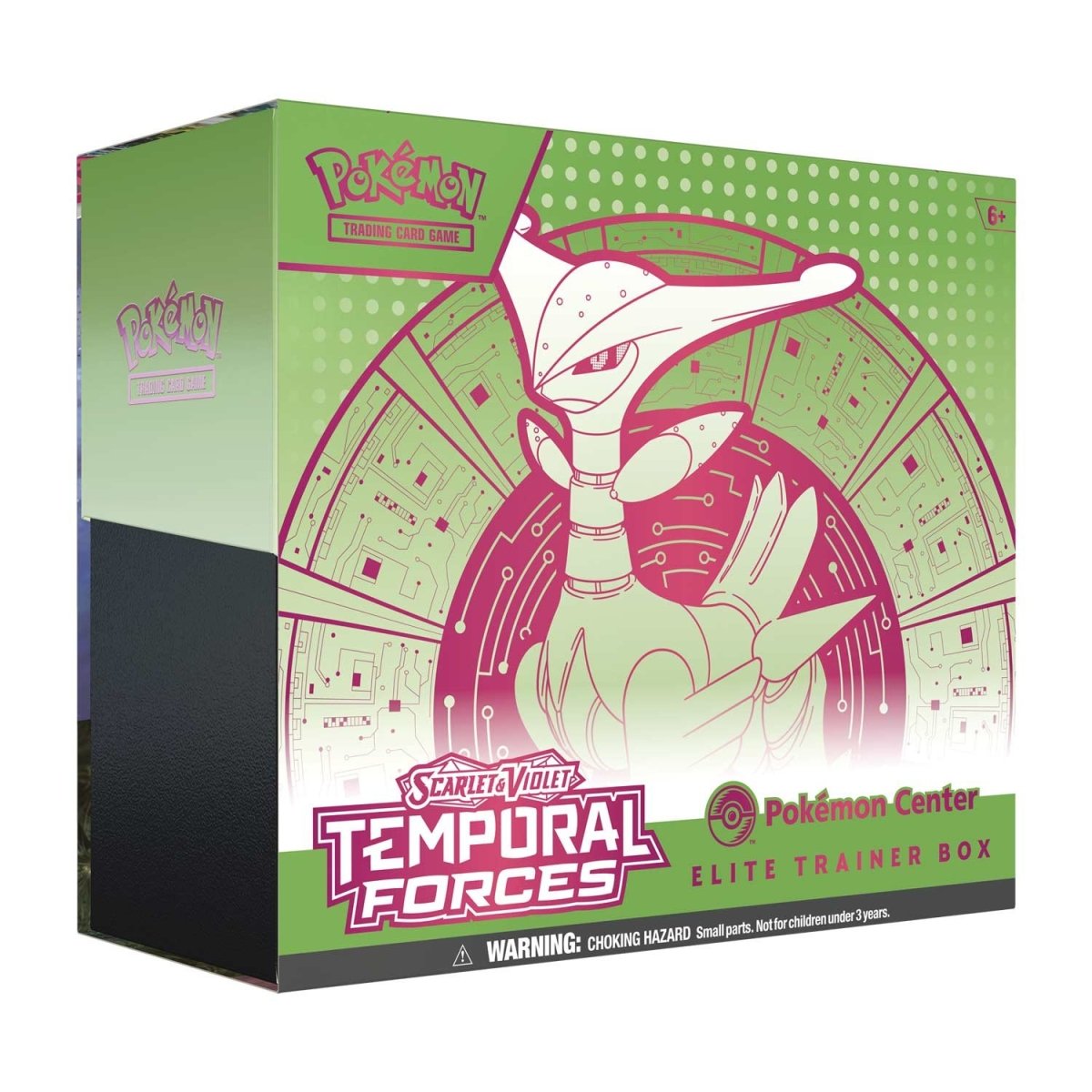Pokemon Scarlet & Violet - SV05 - Temporal Forces Pokemon Center Elite Trainer Box (11 packs, Iron Leaves Variant)