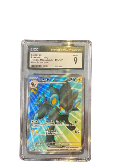 SV06 Twilight Masquerade  195/167 CGC9 6042156061 Luxray ex  - Holofoil - Ultra Rare