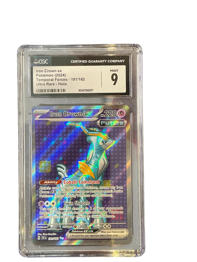 SV05 Temporal Forces  191/162 CGC9 #6042156057 Iron Crown ex  - Holofoil - Ultra Rare