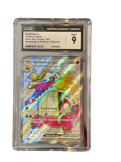 SV Scarlet & Violet Promo Cards  081 CGC9 #6042155261 Skeledirge ex  - Holofoil - Promo