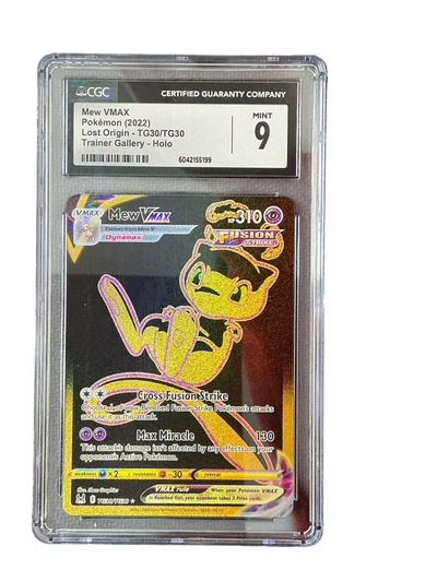 SWSH11 Lost Origin Trainer Gallery  TG30/TG30 CGC9 # 6042155199 Mew VMAX (Secret)  - Holofoil - Secret Rare