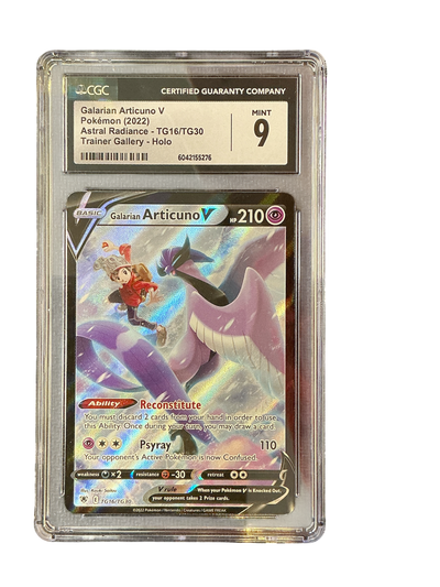 SWSH10 Astral Radiance Trainer Gallery  TG16/TG30 CGC9 #6042155276 Galarian Articuno V  - Holofoil - Ultra Rare