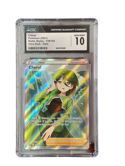 SWSH05 Battle Styles  159/163 CGC10 #6042155289 Cheryl (Full Art)  - Holofoil - Ultra Rare