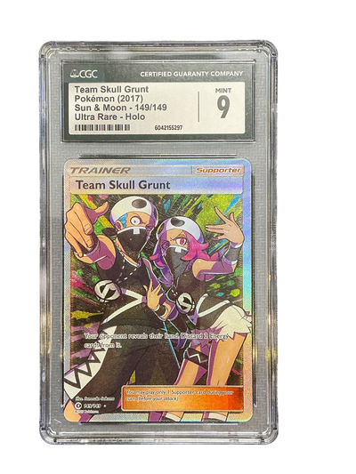SM Base Set  149/149 CGC9 6042155297 Team Skull Grunt (Full Art)  - Holofoil - Ultra Rare