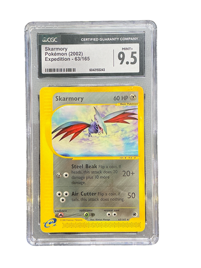 Expedition  063 CGC9.5 6042155243 Skarmory (63) - Rare