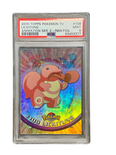 Topps Chrome 2000 - Series 1 &2 #108 - PSA9 #53453377 - Lickitung
