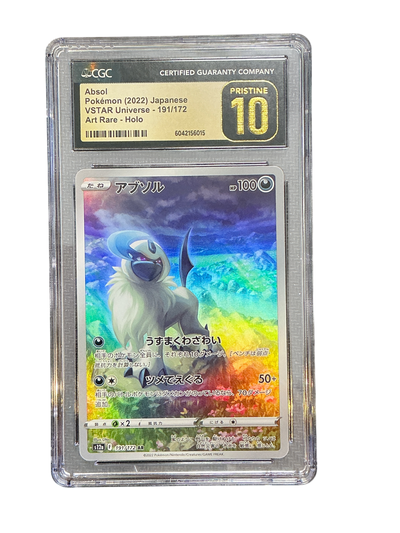 S12a VSTAR Universe  191/172 CGC10 PRISTINE #6042156015 Absol  - Holofoil - Art Rare