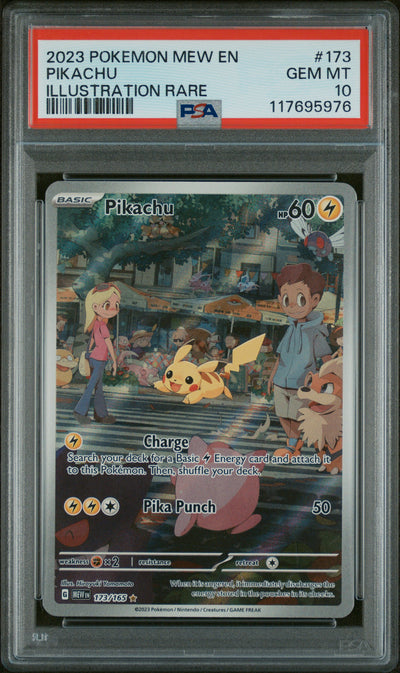 SV Scarlet & Violet 151  173/165 PSA10 #117695976 Pikachu  - Holofoil - Illustration Rare
