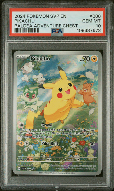 SV Scarlet & Violet Promo Cards  088 PSA10 #108387673 Pikachu  - Holofoil - Promo