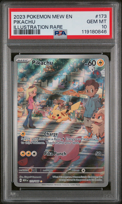 SV Scarlet & Violet 151  173/165 PSA10 #119180846 Pikachu  - Holofoil - Illustration Rare