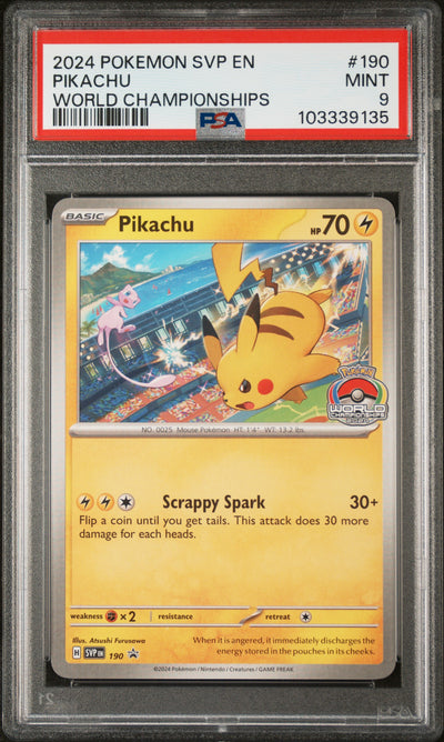 SV Scarlet & Violet Promo Cards  190 PSA9 #103339135 Pikachu  - Promo