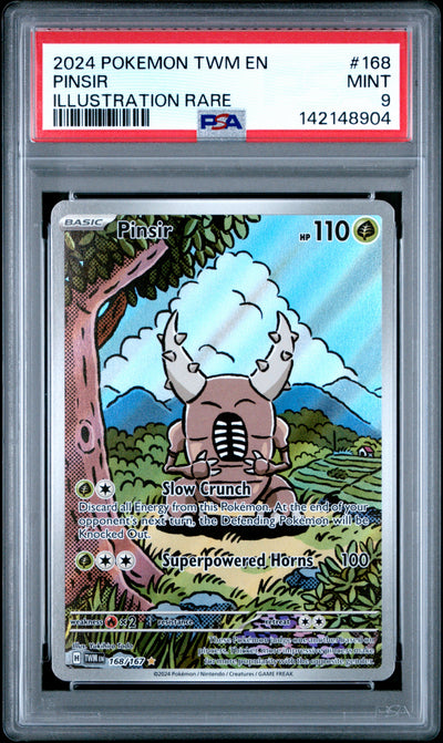 SV06 Twilight Masquerade  168/167 PSA9 #142148904 Pinsir  - Holofoil - Illustration Rare
