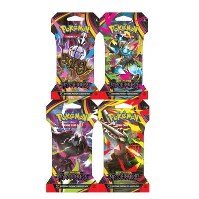 Pokemon Mega Evolution - ME05 - Pitch Black - Sleeved Booster 5 pack bundle PRE-ORDER (5 packs)